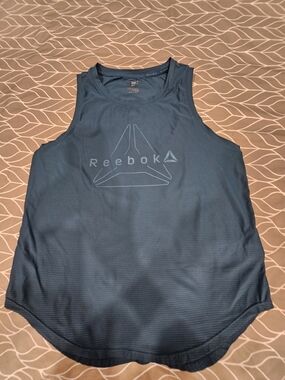Reebok Women's Dark Teal Blue Tank Top